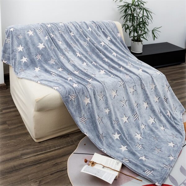 51" x 59" Micro Fleece Kids Glow in the Dark Blanket - Image 17
