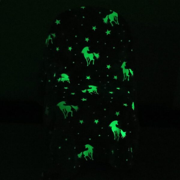 51" x 59" Micro Fleece Kids Glow in the Dark Blanket - Image 3