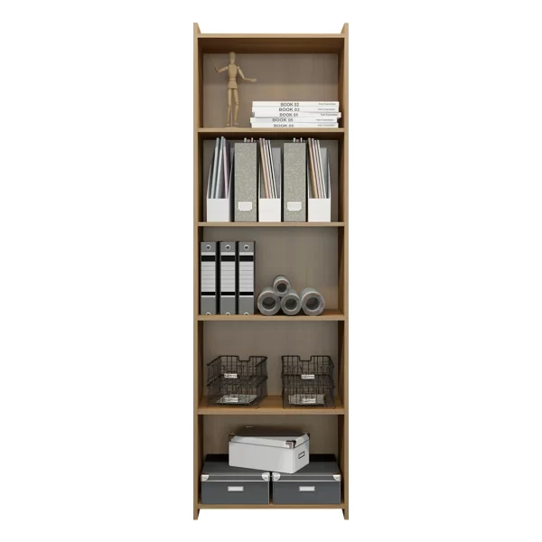 #700 5 Tier Bookcase - Dakar Oak Finish - Image 2