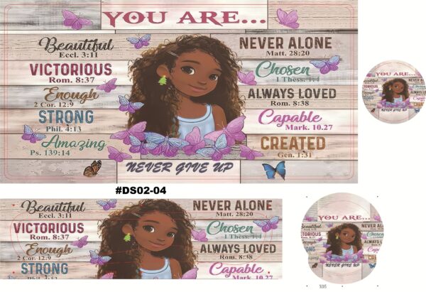 4PC Desk Mat Set - Image 5