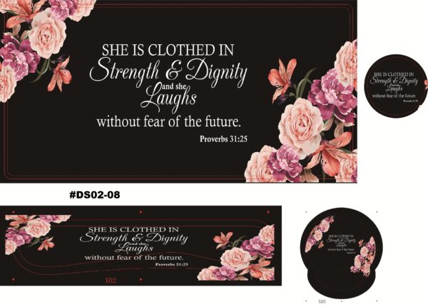 4PC Desk Mat Set - Image 7