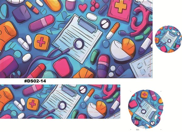4PC Desk Mat Set - Image 9