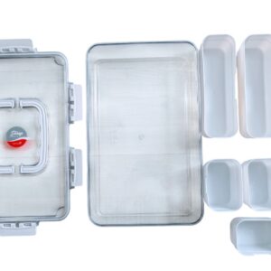 #JT 10-15 7 Divider Multi-Use Plastic Storage Container