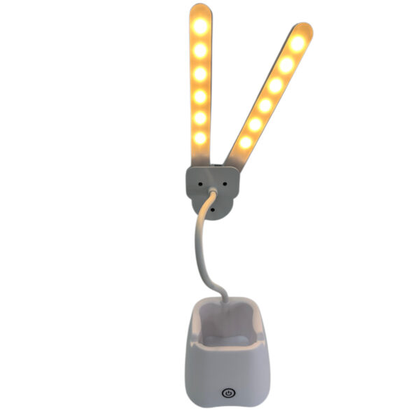#JT 02-04 White LED Pen Holder Desk Lamp - Image 4
