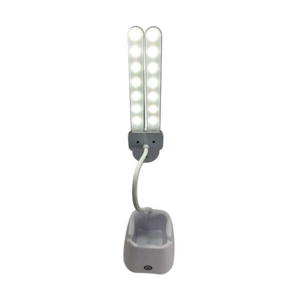 #JT 02-04 White LED Pen Holder Desk Lamp - Image 2