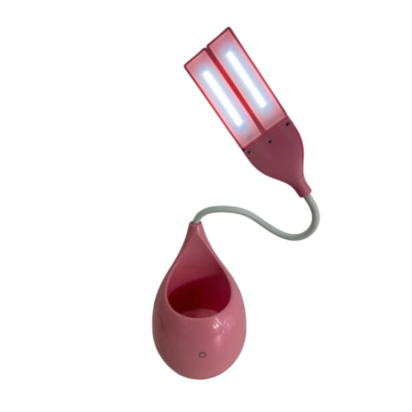 #JT 02-06 Pink LED Pen Holder Desk Lamp - Image 4