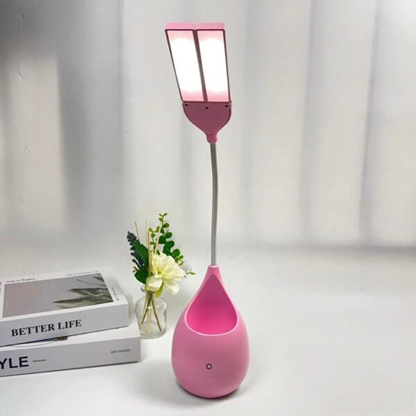 #JT 02-06 Pink LED Pen Holder Desk Lamp
