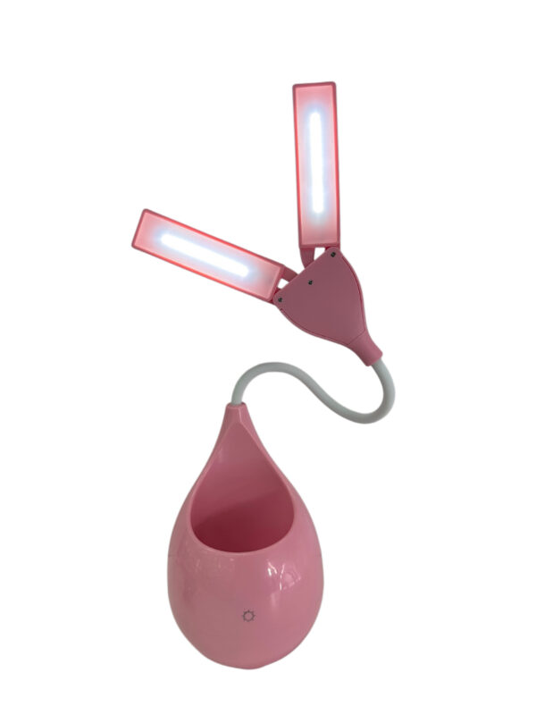 #JT 02-06 Pink LED Pen Holder Desk Lamp - Image 2