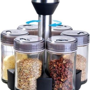 #JT 04-05 Rotating 6PC Spice Jar Set