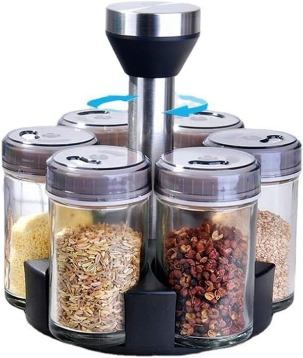 #JT 04-05 Rotating 6PC Spice Jar Set