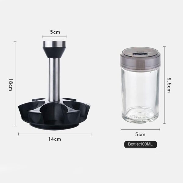 #JT 04-05 Rotating 6PC Spice Jar Set - Image 6