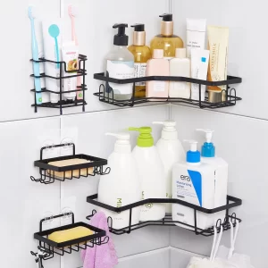 #JT 04-08 5PC Metal Shower Caddy Set