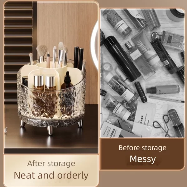 #JT 10-17 Small Rotating Cosmetic Counter Organizer - Image 4