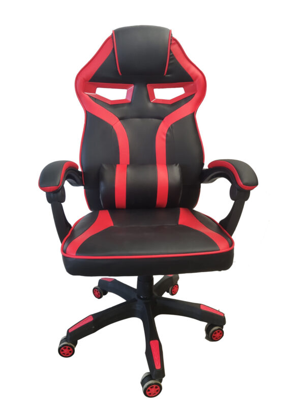#OC-827 Red & Black Reclining Leatherette Gaming Chair