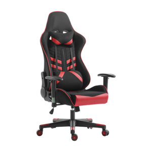 #OC-595 Red & Black Ergonomic Leatherette Gaming Chair