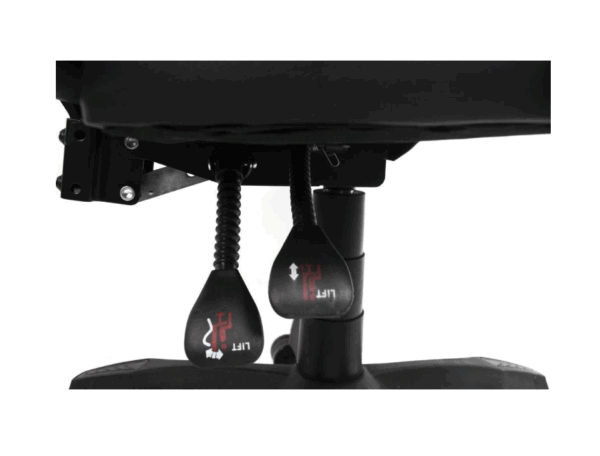 #OC-827 Red & Black Reclining Leatherette Gaming Chair - Image 4