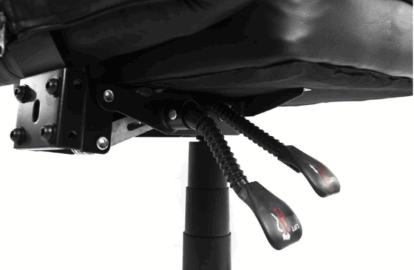 #OC-827 Red & Black Reclining Leatherette Gaming Chair - Image 5