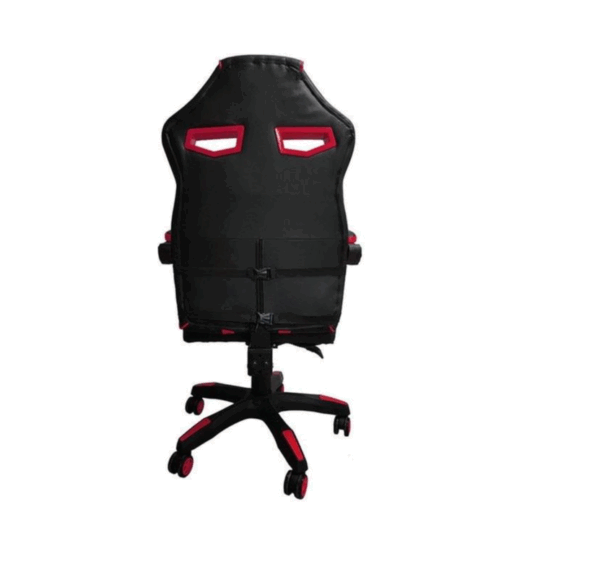 #OC-827 Red & Black Reclining Leatherette Gaming Chair - Image 3