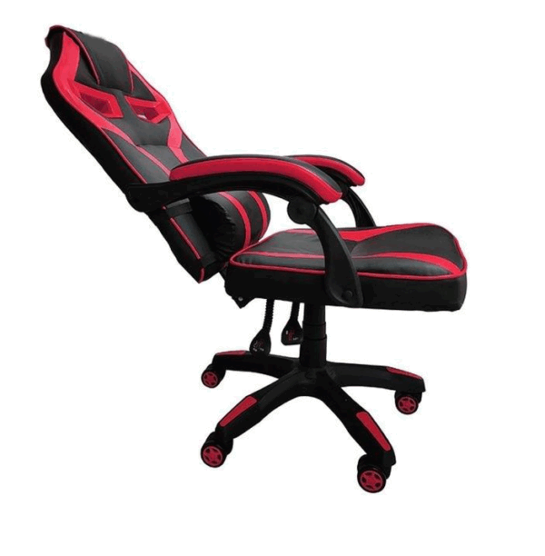 #OC-827 Red & Black Reclining Leatherette Gaming Chair - Image 2