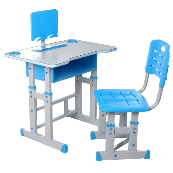 #SH 01-54 Blue Kids Desk & Chair Set