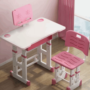 #SH 01-55 Pink Kids Desk & Chair Set