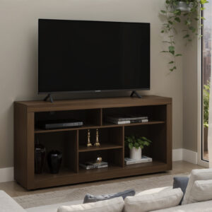 #FX6030-003 TV Stand - Cafe Brown Finish - Up to a 60" TV