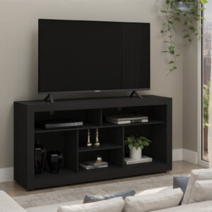 #FX6030-002 TV Stand - Black Finish - Up to a 60" TV