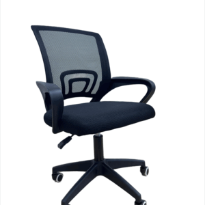 #JG 01-28 Black Simple Mesh Student Chair