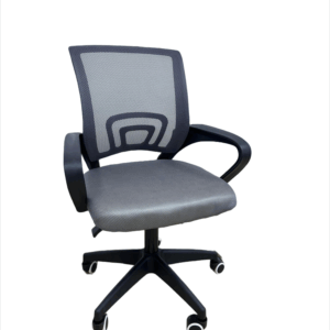 #JG 01-30 Gray Simple Mesh Student Chair