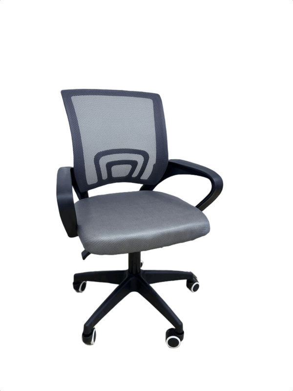 #JG 01-30 Gray Simple Mesh Student Chair