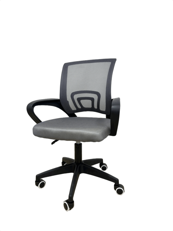 #JG 01-30 Gray Simple Mesh Student Chair - Image 2