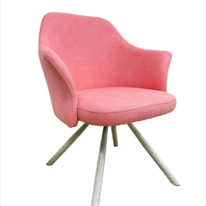 #JG 01-32 Pink Fabric Accent Chair - 2PCS