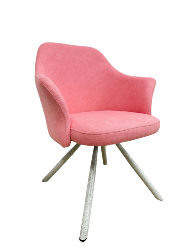 #JG 01-32 Pink Fabric Accent Chair - 2PCS