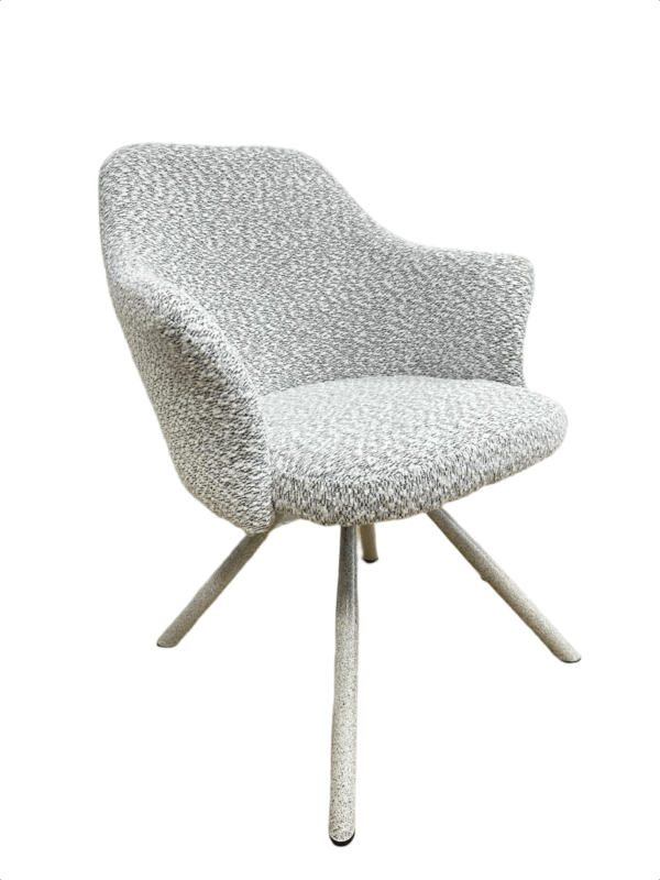 #JG 01-33 Gray Fabric Accent Chair  - 2PCS