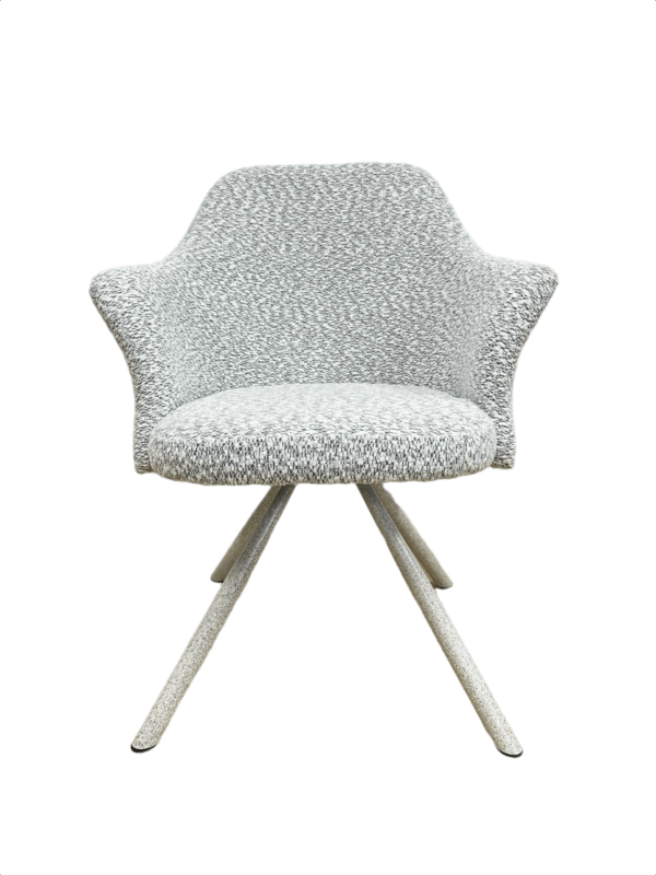 #JG 01-33 Gray Fabric Accent Chair  - 2PCS - Image 3