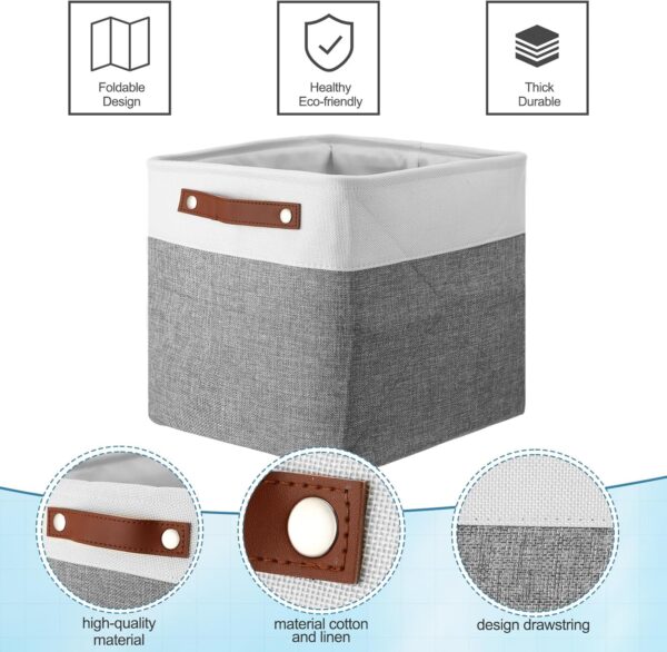#JT 07-11/12/13 Fabric 13" Storage Bin - 2PCS for $120 - Image 5