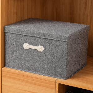 #JT 07-15/16 Fabric Storage Bin with Lid - 2PCS for $100
