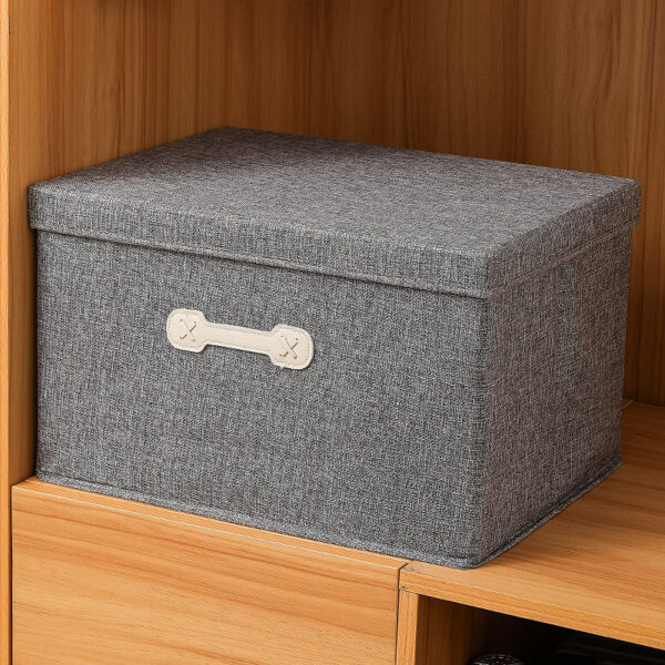 #JT 07-15/16 Fabric Storage Bin with Lid - 2PCS for $100