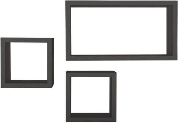 #JT 08-30 3PC Floating Shelves - Gloss Black - Image 3