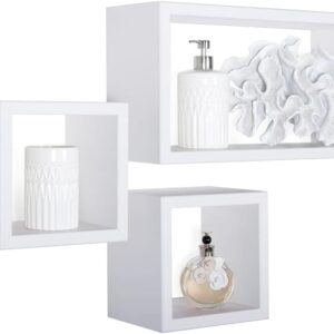 #JT 08-31 3PC Floating Shelves - Gloss White