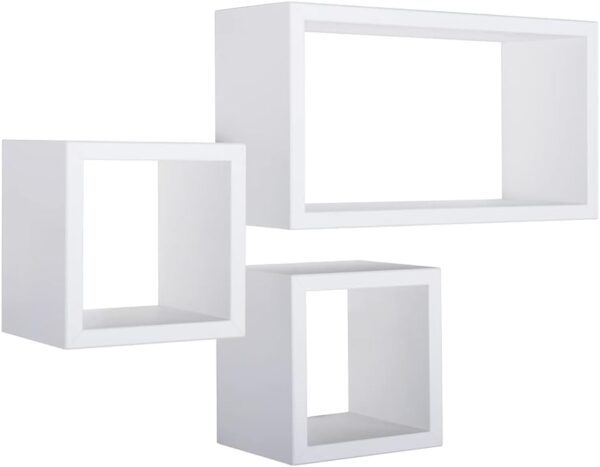 #JT 08-31 3PC Floating Shelves - Gloss White - Image 3