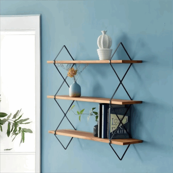 #JT 09-32 3 Tier Floating Shelf