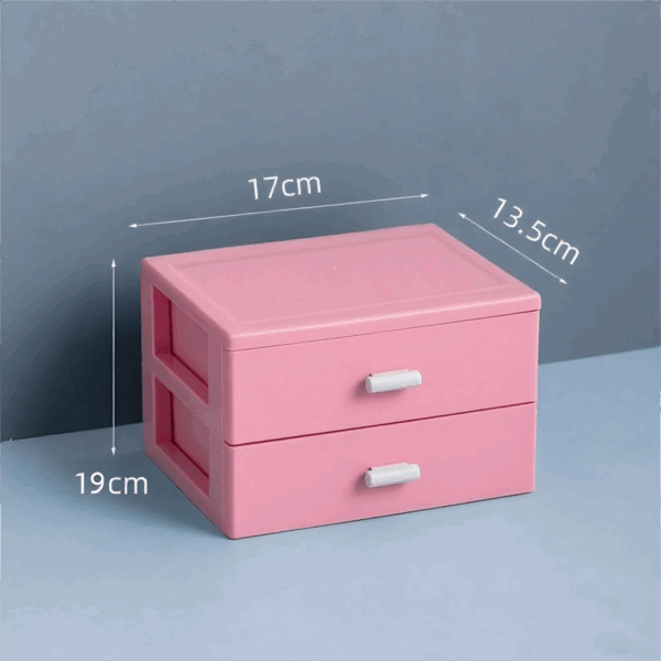 #JT 10-20 Plastic 2 Drawer Countertop Organizer