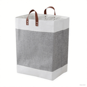 #JT 12-02 Gray Fabric Laundry Hamper