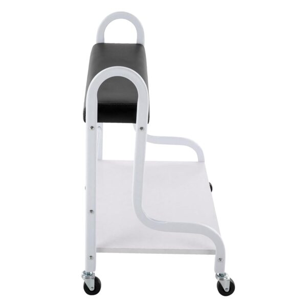 #QZ 01-27 Black Mobile Pedi Foot Rest Stand - Image 5