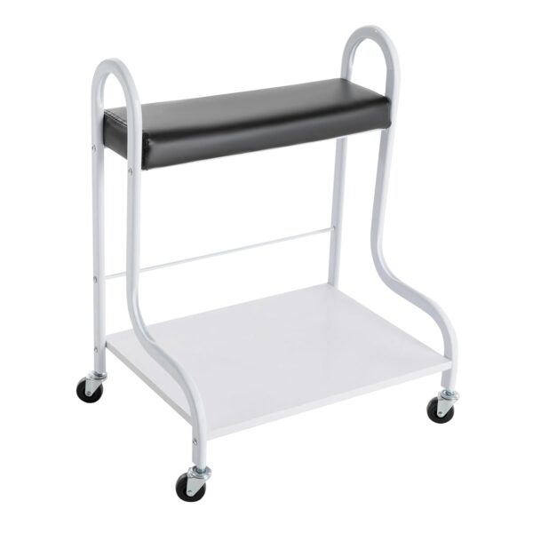#QZ 01-27 Black Mobile Pedi Foot Rest Stand