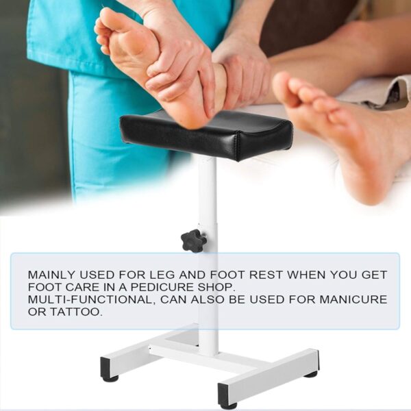 #QZ 01-29 Black Pedicure Foot Stool - Image 4
