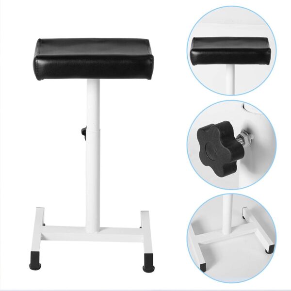 #QZ 01-29 Black Pedicure Foot Stool - Image 5