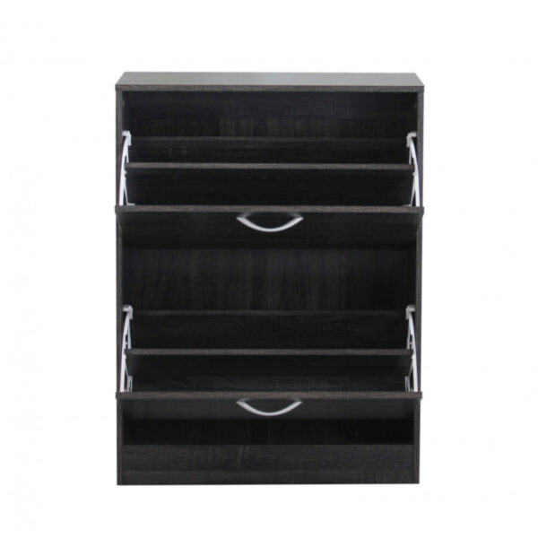 #SK 03-01 Dark Grey 2 Door Shoe Cabinet - Image 5