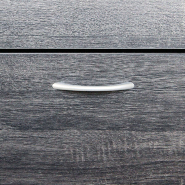 #SK 03-01 Dark Grey 2 Door Shoe Cabinet - Image 3